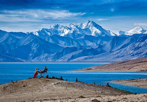 The lake of Tso Moriri