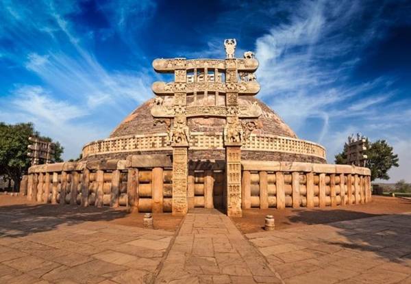 The stupa of Sanchi