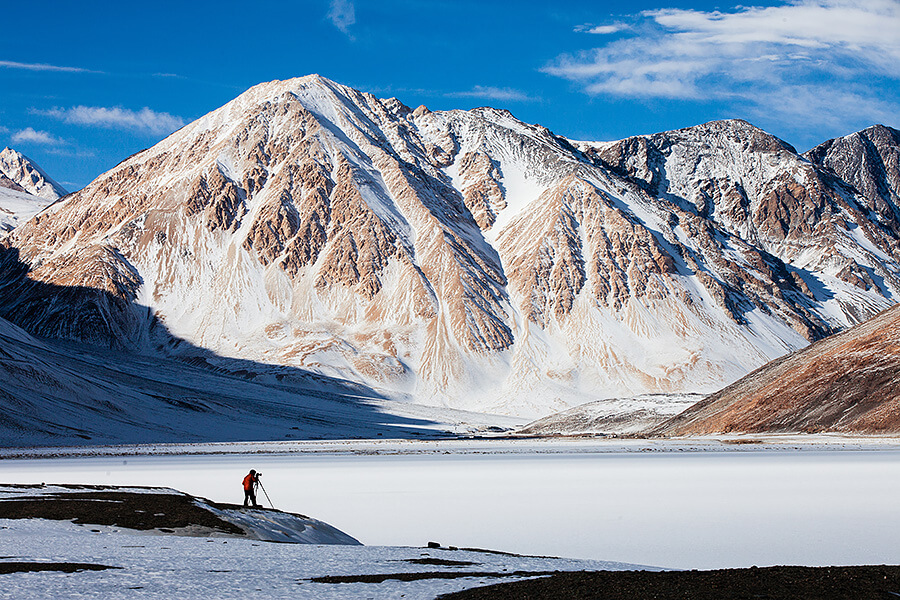 The winter in Ladakh