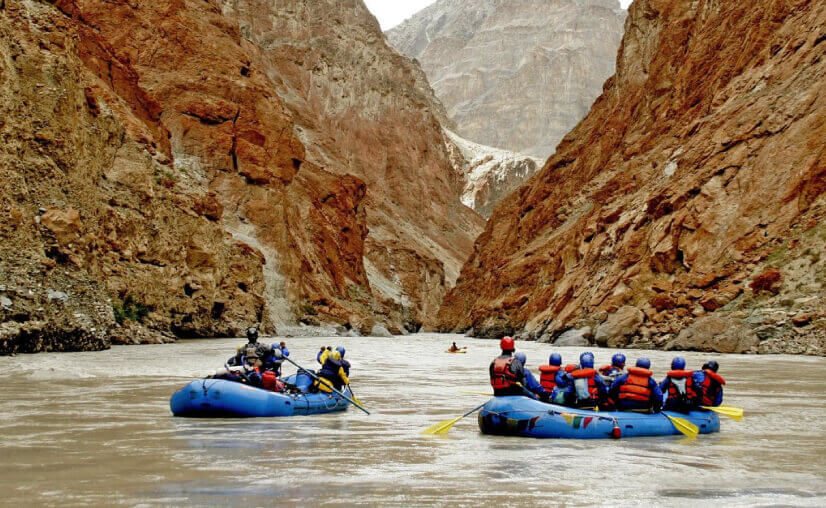 River rafting in Ladakh