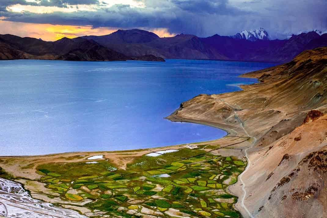 Tso Kar Lake in Ladakh